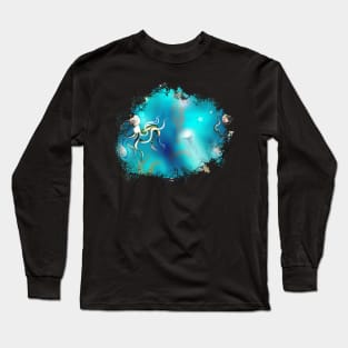 Mermaid Splash Long Sleeve T-Shirt